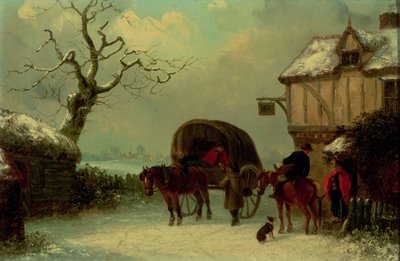 A Wayside Rest - Stopping at the Inn by Thomas Smythe